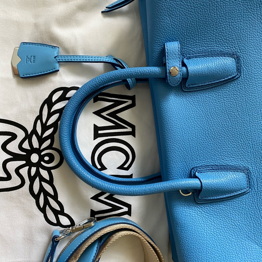 MCM Milla Leather Tote Bag